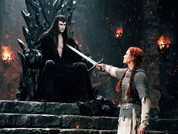 Seedream V5 Lite (NSFW) — The Shieldmaiden and the Dark Lord — Dark Fantasy