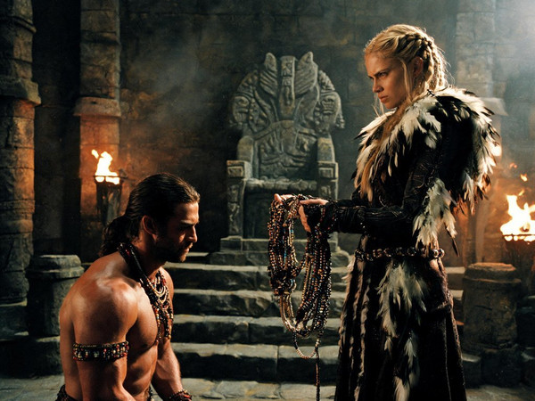 Seedream V5 Lite (NSFW) — Tribal Guardian's Desire — Dark Fantasy