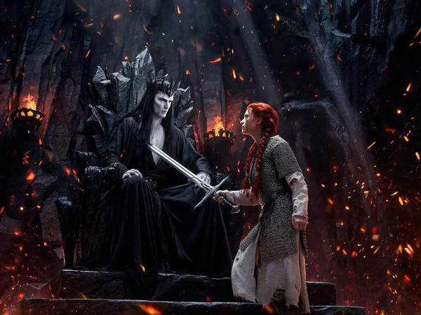Seedream V5 Lite (NSFW) — The Shieldmaiden and the Dark Lord — Epic Fantasy