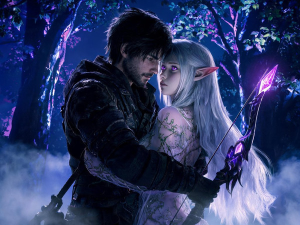 Seedream V5 Lite (NSFW) — Fantasy Romance in the Whispering Grove — Neo Noir