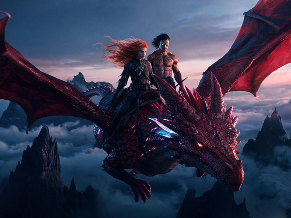 Seedream V5 Lite (NSFW) — Dragonrider at Dawn — Neo Noir