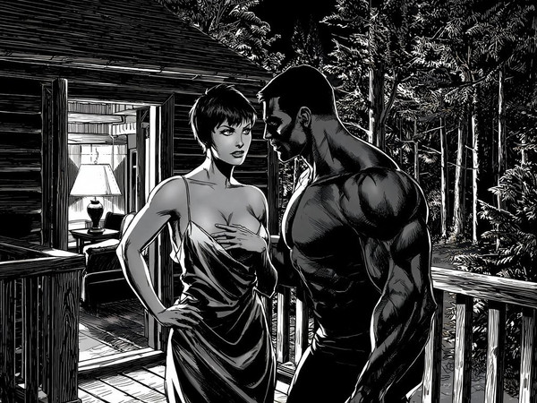 Seedream V5 Lite (NSFW) — Cabin in the Woods — Noir Comic