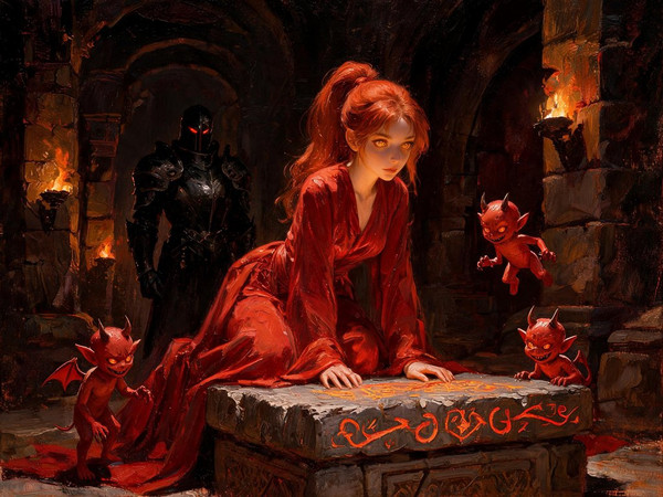 Seedream V5 Lite (NSFW) — Altar of Desire — Oil Painting