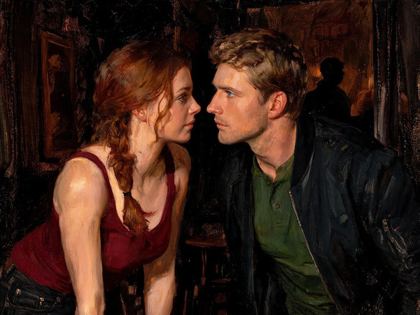 Seedream V5 Lite (NSFW) — Speakeasy Hidden Tension — Oil Painting