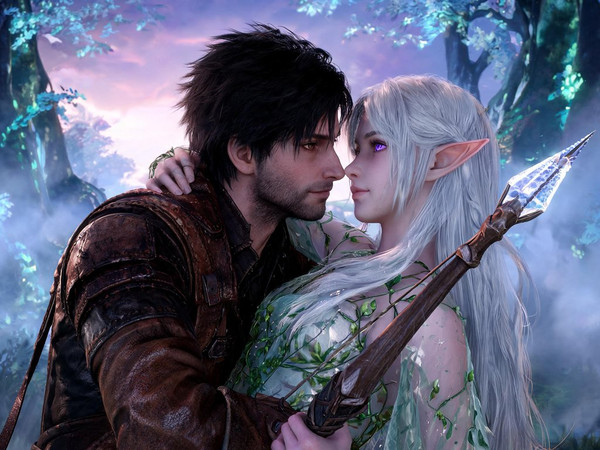 Seedream V5 Lite (NSFW) — Fantasy Romance in the Whispering Grove — Photorealistic