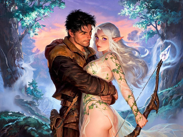 Seedream V5 Lite (NSFW) — Fantasy Romance in the Whispering Grove — Pin-Up