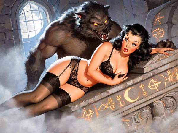 Seedream V5 Lite (NSFW) — Moonlit Horror-Erotica Blend — Pin-Up