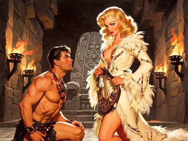 Seedream V5 Lite (NSFW) — Tribal Guardian's Desire — Pin-Up