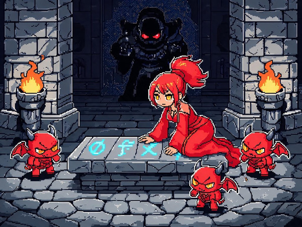 Seedream V5 Lite (NSFW) — Altar of Desire — Pixel Art