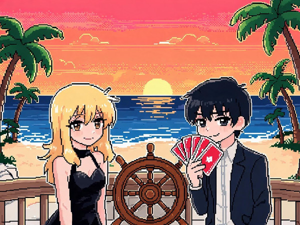 Seedream V5 Lite (NSFW) — Luxury Yacht Romance — Pixel Art