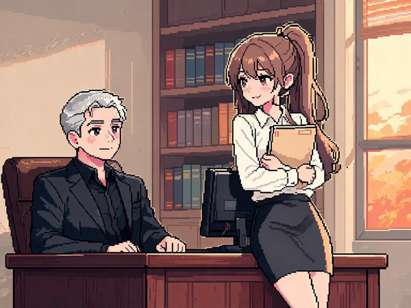 Seedream V5 Lite (NSFW) — Office Heat Classics — Pixel Art