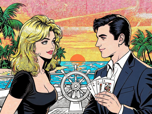 Seedream V5 Lite (NSFW) — Luxury Yacht Romance — Pop Art