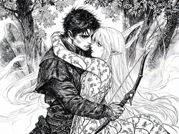 Seedream V5 Lite (NSFW) — Fantasy Romance in the Whispering Grove — Pulp Ink