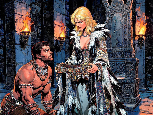 Seedream V5 Lite (NSFW) — Tribal Guardian's Desire — Retro Sci-Fi