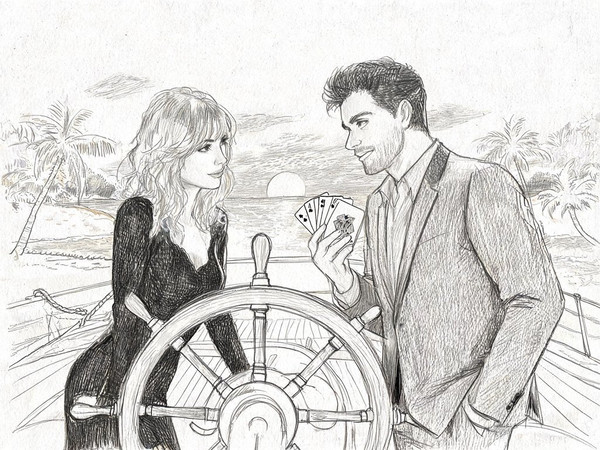 Seedream V5 Lite (NSFW) — Luxury Yacht Romance — Sketch