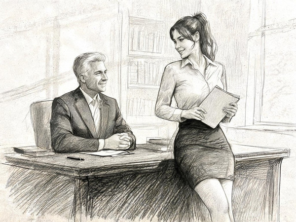Seedream V5 Lite (NSFW) — Office Heat Classics — Sketch