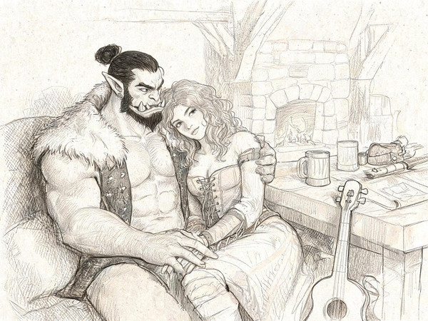 Seedream V5 Lite (NSFW) — After the Quest — Sketch