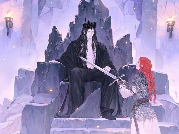 Seedream V5 Lite (NSFW) — The Shieldmaiden and the Dark Lord — Soft