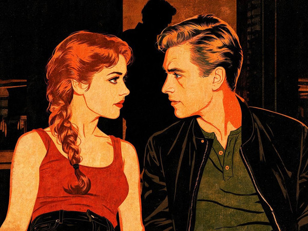 Seedream V5 Lite (NSFW) — Speakeasy Hidden Tension — Vintage Poster