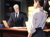 Stable Diffusion V35 Medium generated image for Office Heat Classics - Anime