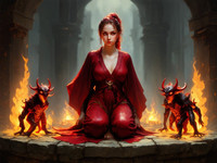 Stable Diffusion V35 Medium generated image for Altar of Desire - Digital Art