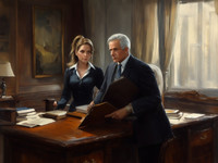 Stable Diffusion V35 Medium generated image for Office Heat Classics - Digital Art