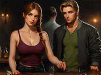 Stable Diffusion V35 Medium generated image for Speakeasy Hidden Tension - Digital Art