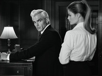Stable Diffusion V35 Medium generated image for Office Heat Classics - Film Noir