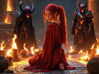 Stable Diffusion V35 Medium generated image for Altar of Desire - Photorealistic