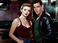 Stable Diffusion V35 Medium generated image for Speakeasy Hidden Tension - Pin-Up