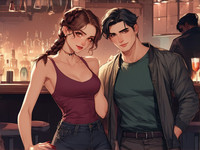 Stable Diffusion V35 Medium generated image for Speakeasy Hidden Tension - Soft