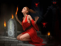 Wan V2.2 A14B generated image for Altar of Desire - Digital Art