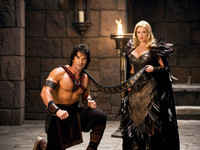 Wan V2.2 A14B generated image for Tribal Guardian's Desire - Dark Fantasy