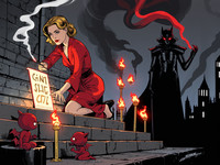 Wan V2.2 A14B generated image for Altar of Desire - Noir Comic