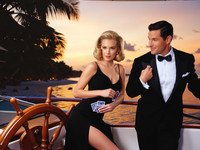 Wan V2.2 A14B generated image for Luxury Yacht Romance - Pin-Up