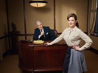 Wan V2.2 A14B generated image for Office Heat Classics - Pin-Up