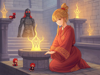 Wan V2.2 A14B generated image for Altar of Desire - Soft