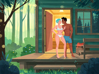 Wan V2.2 A14B generated image for Cabin in the Woods - Soft