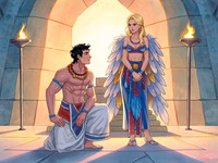 Wan V2.2 A14B generated image for Tribal Guardian's Desire - Soft