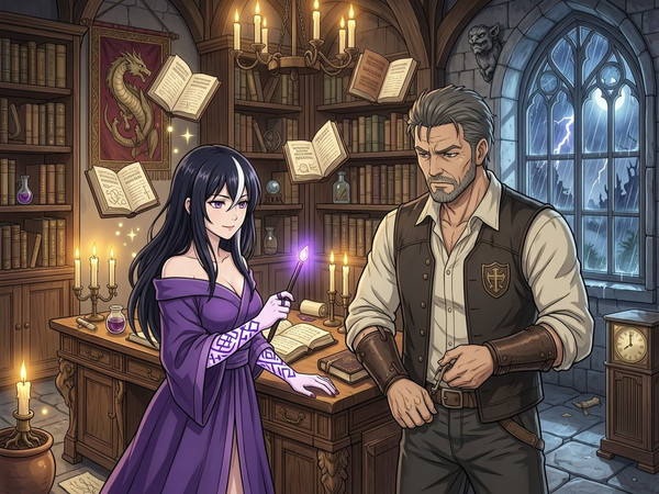 Wan V2.7 (NSFW) — A Night in the Sorceress's Tower — Anime