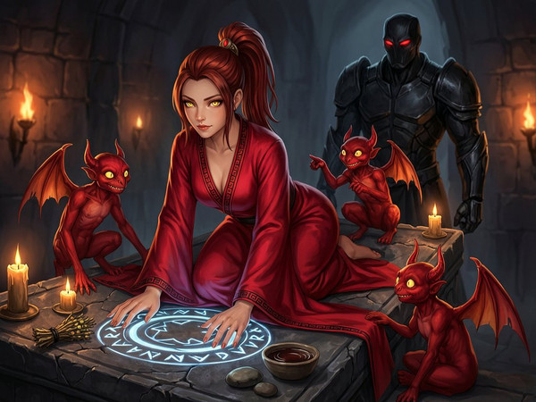 Wan V2.7 (NSFW) — Altar of Desire — Digital Art
