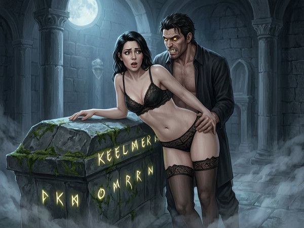 Wan V2.7 (NSFW) — Moonlit Horror-Erotica Blend — Digital Art