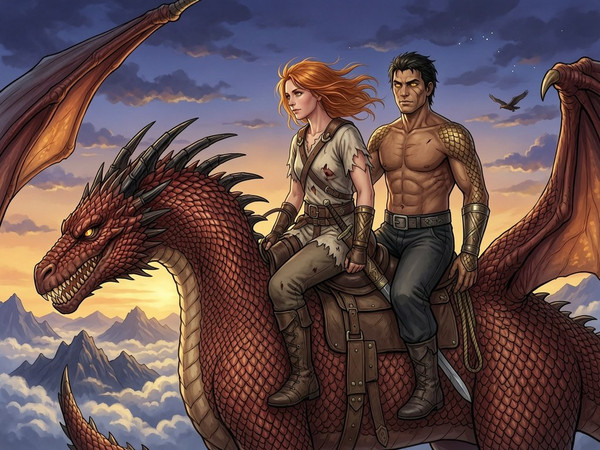 Wan V2.7 (NSFW) — Dragonrider at Dawn — Digital Art