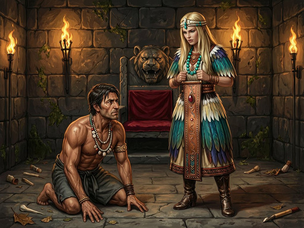 Wan V2.7 (NSFW) — Tribal Guardian's Desire — Digital Art