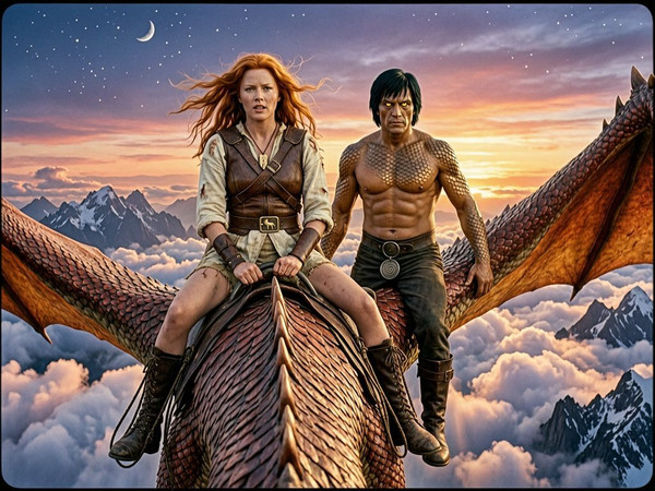Wan V2.7 (NSFW) — Dragonrider at Dawn — Dark Fantasy