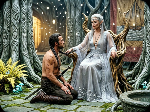 Wan V2.7 (NSFW) — The Elven Queen's Champion — Dark Fantasy