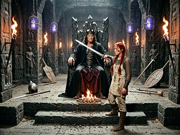 Wan V2.7 (NSFW) — The Shieldmaiden and the Dark Lord — Dark Fantasy