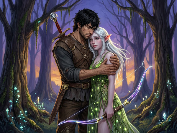 Wan V2.7 (NSFW) — Fantasy Romance in the Whispering Grove — Epic Fantasy