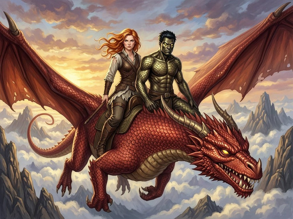 Wan V2.7 (NSFW) — Dragonrider at Dawn — Epic Fantasy