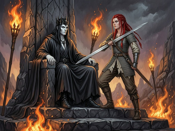 Wan V2.7 (NSFW) — The Shieldmaiden and the Dark Lord — Epic Fantasy